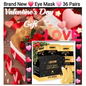 24K Gold Eye Mask, 36 Pairs, Professional Care for Puffy, Dark Circles, Eyes